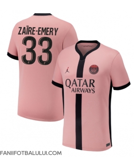 Paris Saint-Germain Warren Zaire-Emery #33 Tricou Fotbal Replică 2024-25 Barbati Treilea